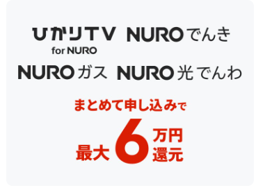 オプション申し込みで6万円還元