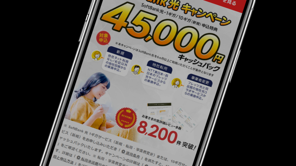 エヌズカンパニー｜課金開始の翌月に45,000円キャッシュバック