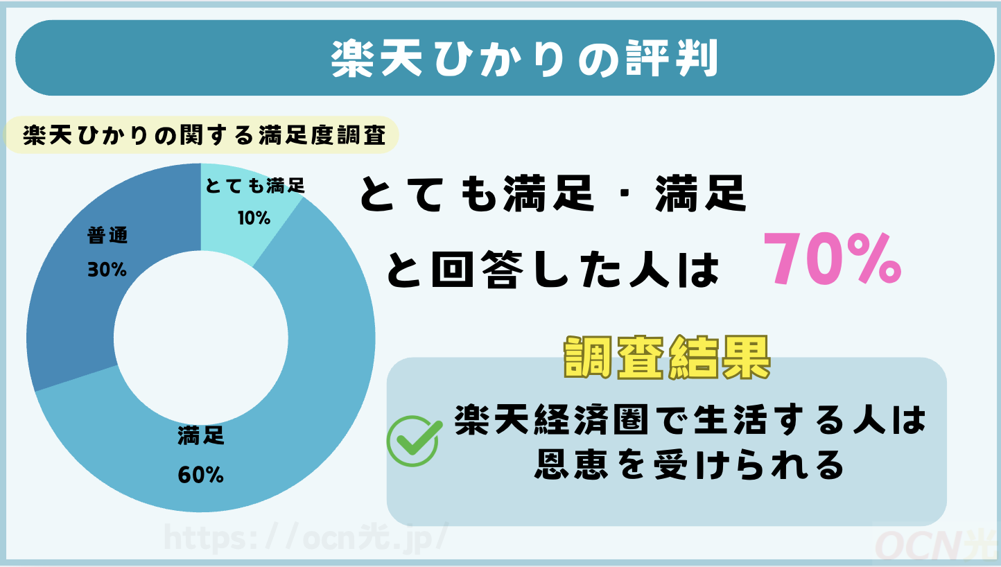 独自調査で得られた楽天ひかりの評判